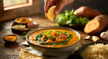 Voici le dahl à la patate douce et lait de coco prêt en 25 minutes qui réchauffe l’automne: ce geste final change tout