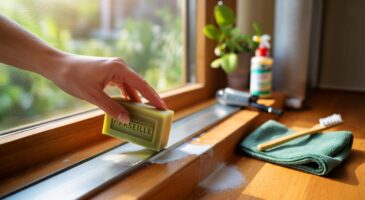 Voici le savon de Marseille qui fait glisser les fenêtres en 3 minutes, 72% d’huile d’olive et zéro lubrifiant