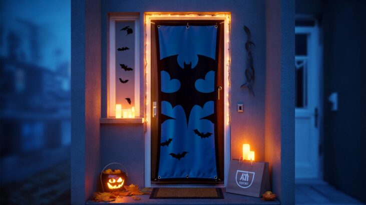 Ce bon plan Action pour Halloween 2025: une déco de porte grand format à 0,99 € qui transforme l’entrée sans effort