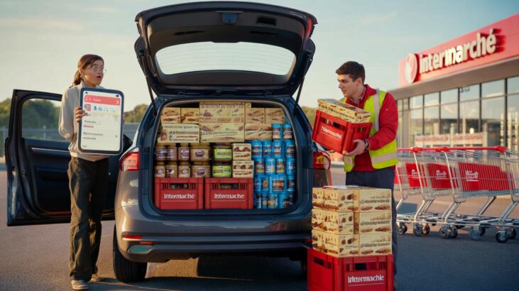 Ce bug chez Intermarché en mars 2022 a fait passer 200 euros de courses à 2 euros, avec 792 biscottes et 72 Napolitain à la clé