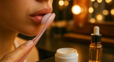 Ce geste avec cet accessoire du quotidien offre aux mannequins des lèvres XL sans passer par le botox