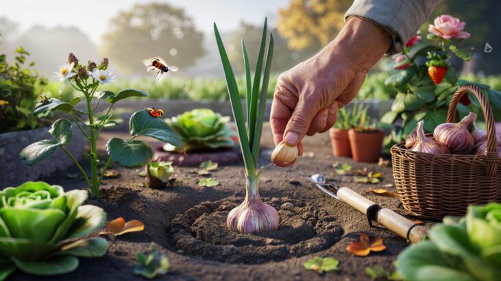 Ce geste avec une gousse d'ail au potager, testé en novembre 2025, intrigue les jardiniers et promet des récoltes plus sereines