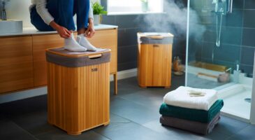 Ce panier à linge Lidl de 55 litres fait aussi tabouret : un prix de 69,99 euros et un twist qui change tout cet hiver 2025