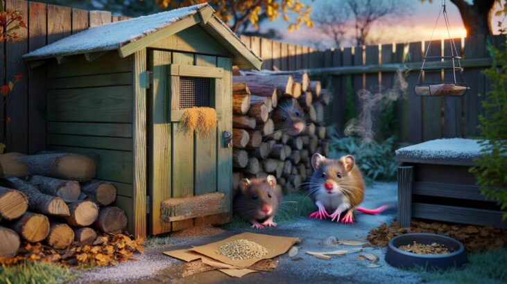 Ce recoin du jardin se transforme en nid à souris à l’approche de l’hiver 2025, voici les signes qui doivent vous alerter
