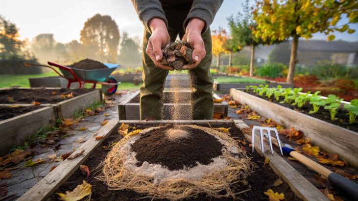 Ce secret de novembre 2025 pour un potager fertile, voici le mélange naturel qui régénère le sol sans effort et prépare des récoltes généreuses