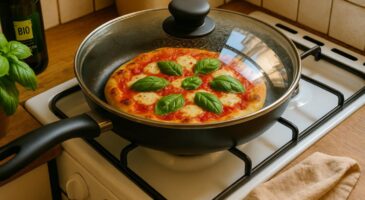 Cette astuce d'Italien fauché donne une vraie pizza de pizzeria sans four et évite une facture salée