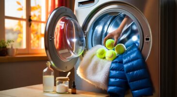 Machine à laver en novembre 2025 ce geste avec des balles de tennis promet un linge plus propre et plus doux