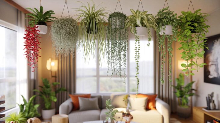 Voici 12 plantes retombantes d'intérieur à suspendre dans le salon en novembre 2025, et une erreur qui ruine l'effet jungle