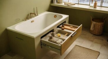 Voici la baignoire à tiroirs qui bouscule nos salles de bain en 2026, avec un détail signé Jacob Delafon que personne n'avait vu venir