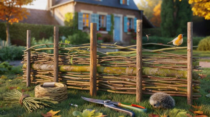 Voici la clôture naturelle qui recycle vos branches d'automne en haie sèche, et pourquoi elle fait parler vos voisins en novembre 2025