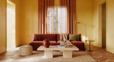 Voici la couleur bordeaux qui balaye le vert et le millennial grey en 2026, selon AD Espagne, et ce détail qui change tout