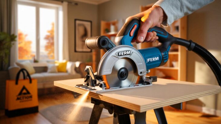Voici la mini-scie circulaire à 19,95 € chez Action qui agite les bricoleurs en novembre 2025, le modèle FERM Powerline cache un atout inattendu
