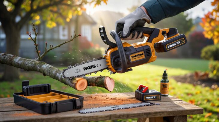 Voici la mini tronçonneuse Lidl Parkside PAGHS C3 à 34,99 euros qui intrigue les bricoleurs en novembre 2025, et son détail technique surprend