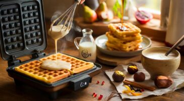 Voici la recette de gaufres à la châtaigne de novembre 2025, ultra simple, avec ce geste au gaufrier qui change tout