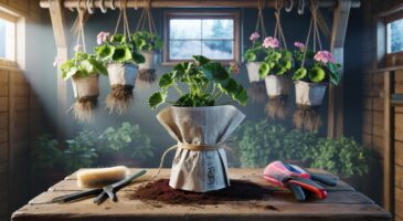 Voici l’astuce des jardineries pour sauver vos géraniums en hiver 2025-2026 sans pot ni arrosage, avec une simple feuille de journal