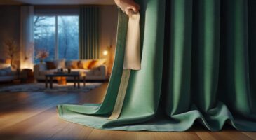 Voici l’astuce des pros pour ajuster des rideaux trop longs en hiver 2025, sans aiguille ni ciseaux, et ce détail qui change tout