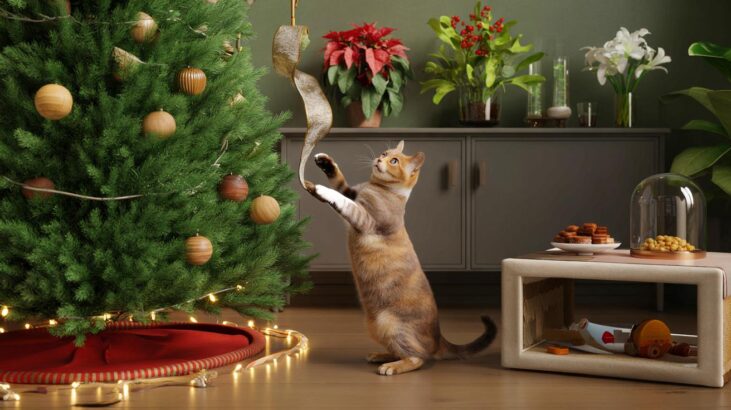 Voici le détail déco de novembre 2025 qui met votre chat en danger à la maison, et comment l’éviter sans gâcher Noël
