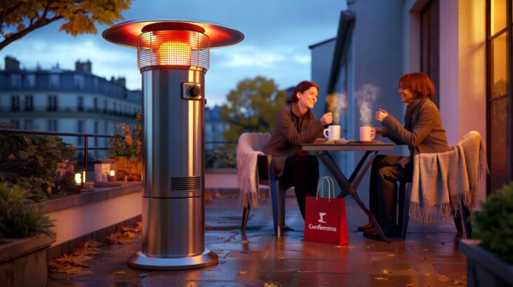 Voici le parasol chauffant 12000w chez Conforama qui réanime les terrasses en novembre 2025, avec un prix qu'on n'attendait pas