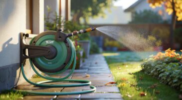 Voici l’enrouleur mural tectake qui fait oublier le tuyau qui traîne, en promo à -13 % sur Amazon jusqu’en novembre 2025