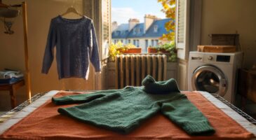 Voici l’erreur de séchage qui déforme vos pulls en novembre 2025, et la méthode simple pour garder la maille nette au lavage