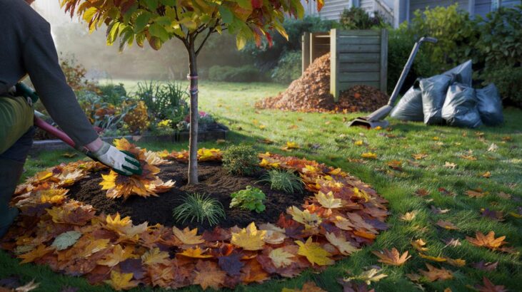 Voici l’erreur que font les jardiniers avec les feuilles mortes en novembre 2025 et le geste simple qui change tout au jardin