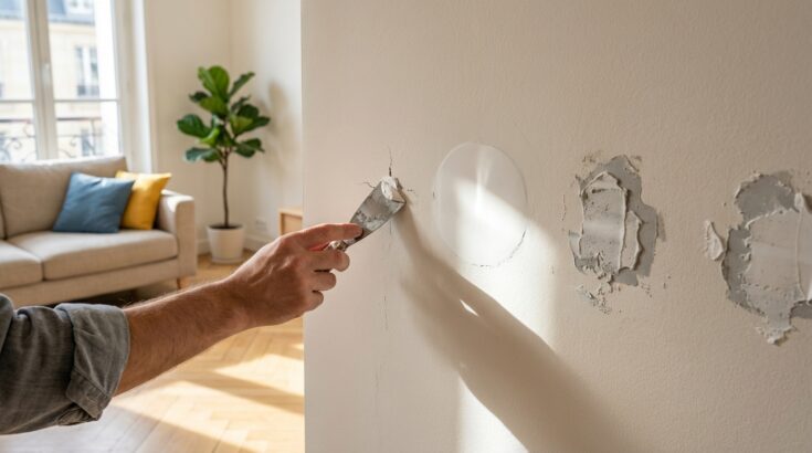 Avant de repeindre, cette réparation sur vos murs que 9 bricoleurs sur 10 ratent : 5 pièges à éviter