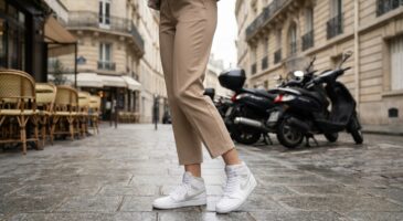 Baskets montantes : cette règle simple pour éviter l'effet jambe tassée que la plupart des femmes ignorent