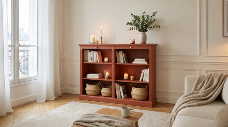 Ce diy à 3 gestes transforme votre étagère ikea premier prix en meuble presque luxe en une après-midi