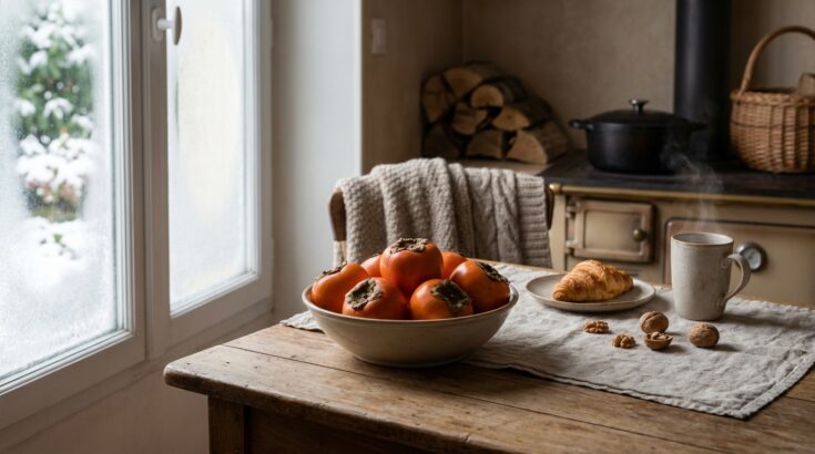 Ce fruit d’hiver orangé, boudé en France, limite vraiment le blues saisonnier si vous l’ajoutez ainsi à vos repas
