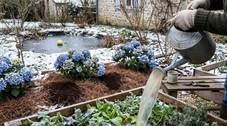 Ce geste de grand-mère avec une simple eau de cuisson a transformé mon potager d'hiver, et je ne la jette plus jamais