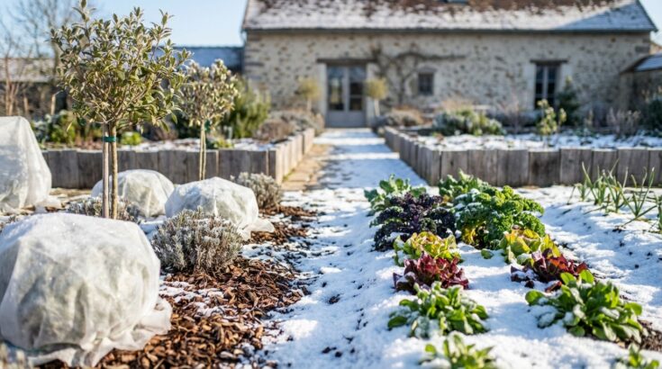 Ce geste venu du Nord qui empêche vos plantes de geler, même quand le thermomètre plonge cet hiver