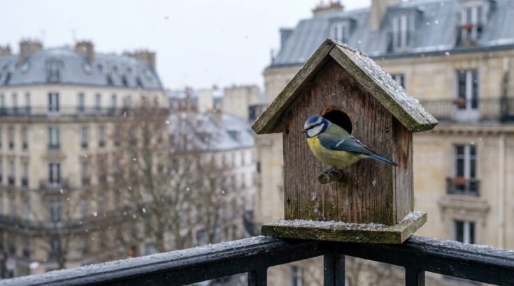 Ce nichoir à moins de 25 € sur Amazon pourrait vraiment tout changer pour les oiseaux de votre balcon cet hiver