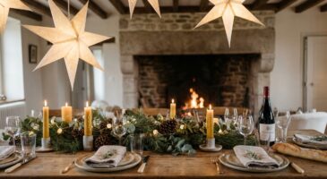 Ce pliage en papier à suspendre au-dessus de la table change tout à vos dîners d'hiver (arrêtez de l'ignorer)
