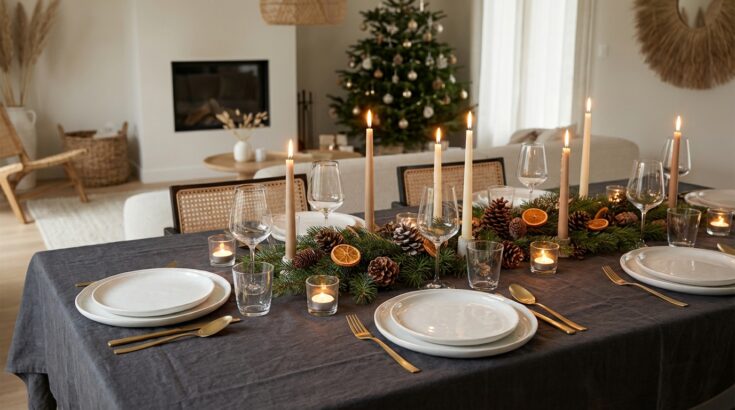 Cette méthode 15 minutes chrono pour une table de Noël 2025 bluffante va vous sauver le réveillon