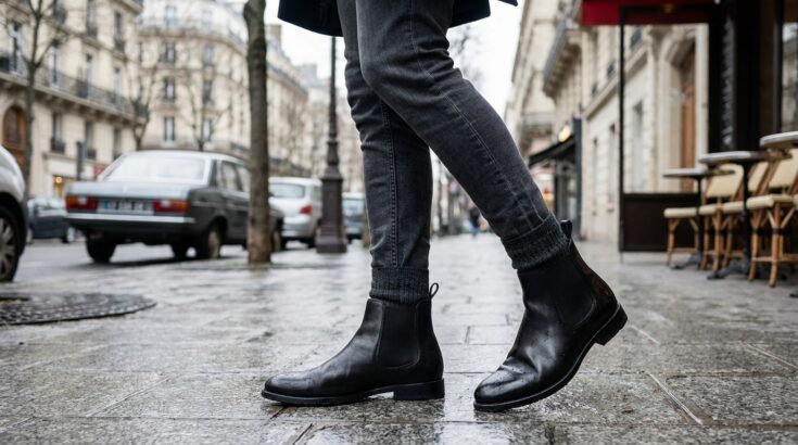 Cette paire de bottines plates allonge vos jambes mieux que des talons hauts (et vous l’avez peut‑être déjà chez vous)