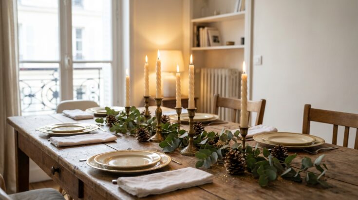 Cette table de Noël à moins de 50 € a bluffé tous mes invités (et j’aurais aimé connaître l’astuce avant)