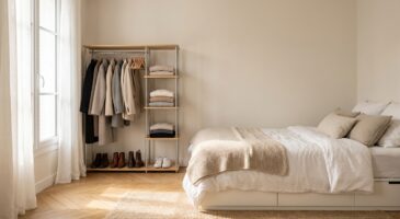 Chambre qui rétrécit, vêtements introuvables cet hiver : ce système malin remplace le dressing fermé en France
