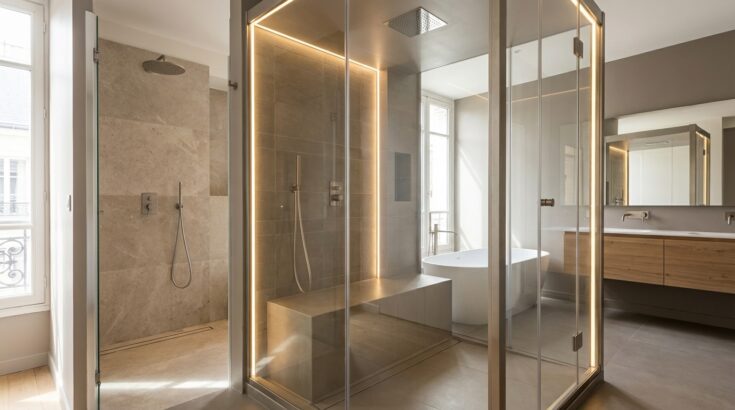 Douche à l’italienne : cette cabine futuriste et compacte s’apprête à la détrôner dans vos salles de bain en 2026