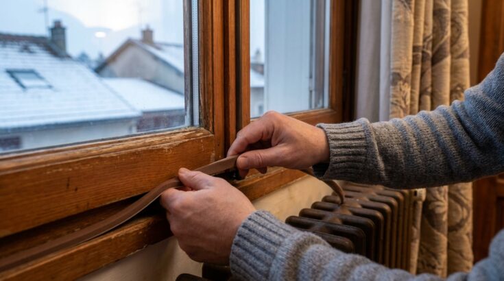 Factures qui flambent : ce joint à moins de 3 € chez Action stoppe les courants d’air sans démontage