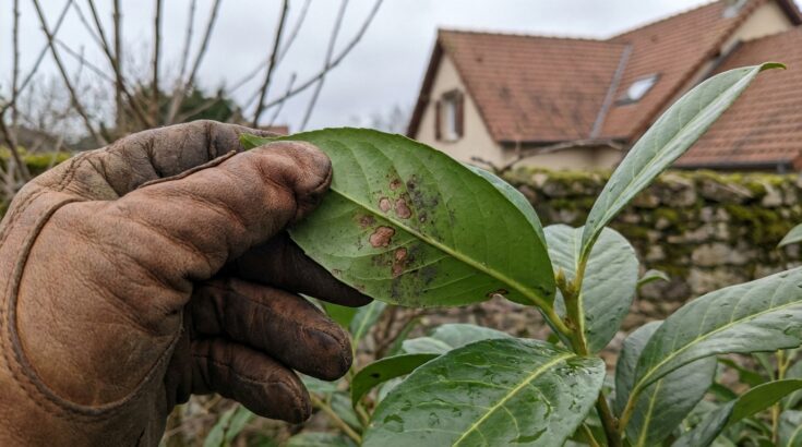 Feuilles de laurier tachées : ce signe à contrôler d'urgence avant de condamner toute votre haie