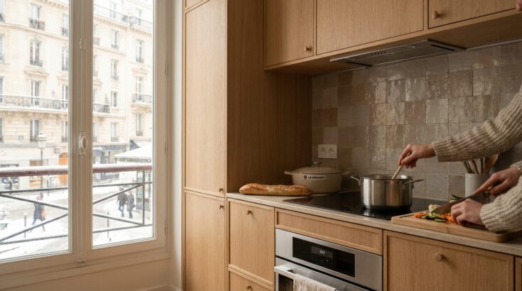 Fini les cuisines XXL avec îlot : les Français misent sur ce format compact qui change tout cet hiver