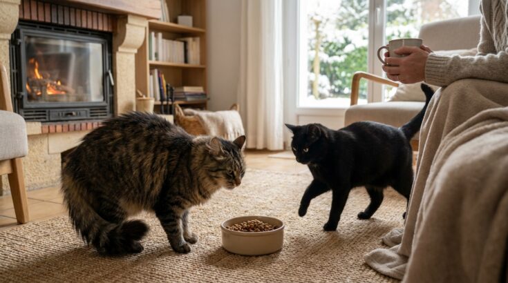 Ils s’entendent bien, mais à la gamelle tout dérape : ce détail dans vos repas peut briser l’entente entre vos chats