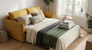 Invités qui restent dormir : cette banquette-lit Conforama à -31 % avant les fêtes peut vous éviter des week-ends gâchés