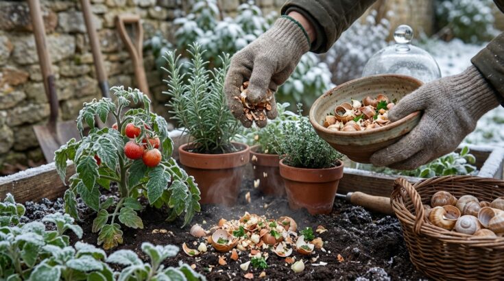 Ne jetez plus ces coquilles de fête : vous gâchez un engrais puissant pour vos plantes sans le savoir