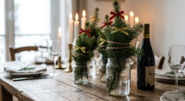 Noël 2025 : avec trois bricoles qui traînent chez vous, ces mini-sapins à zéro euro bluffent vos invités