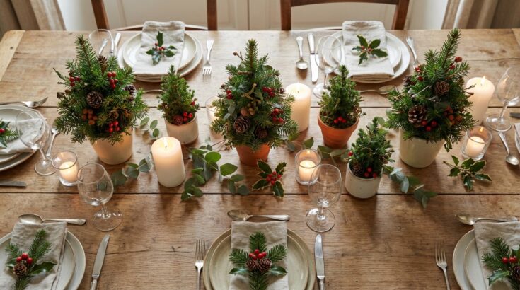 Noël 2025 : ces mini-sapins DIY ultra simples envahissent les tables, le secret à connaître avant le repas