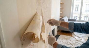 Papier peint : ce mélange simple que les pros utilisent pour l’enlever sans abîmer vos murs ni laisser de traces