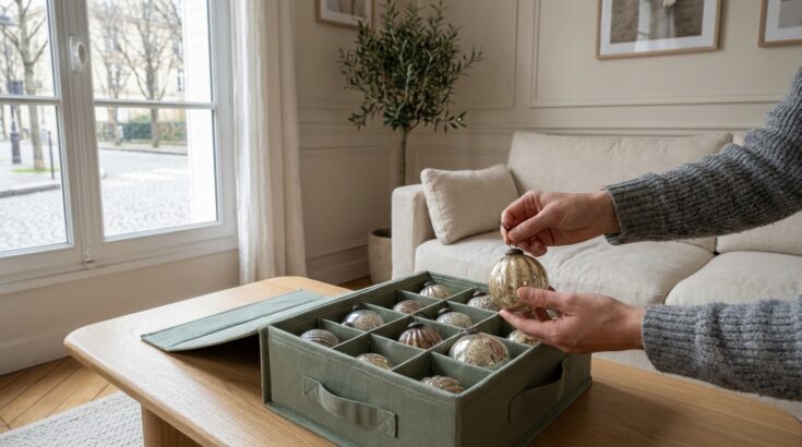 Rangez vos décos de Noël : cette boîte Hema à 11,49 € évite la casse mais cache un atout inattendu