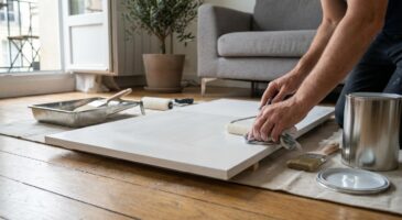 Repeindre un meuble mélaminé sans poncer : cette préparation méconnue évite que la peinture ne s'écaille