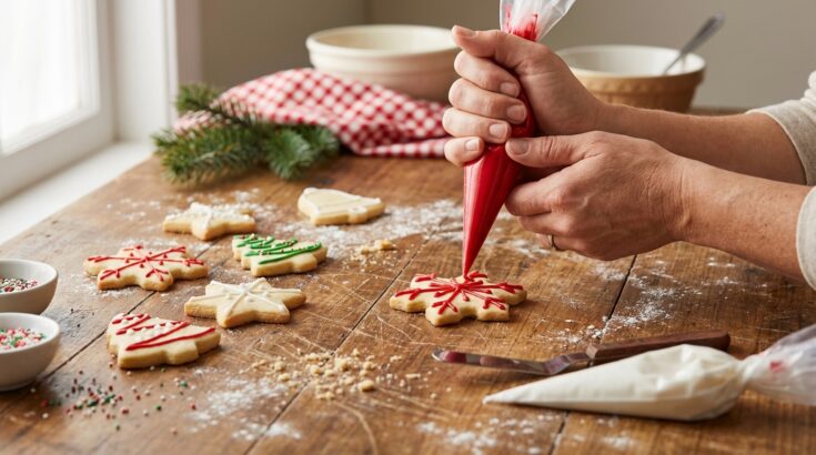 Sablés de Noël : si votre glaçage royal est plein de grumeaux, Nina Métayer mise tout sur ce geste clé